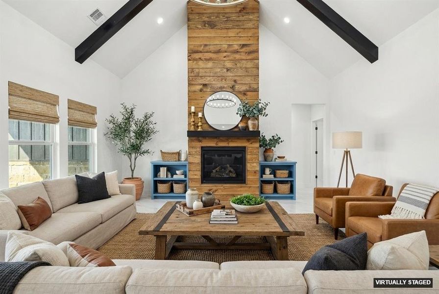 Furnished interior view inside a new home in , Godley (Image 7).