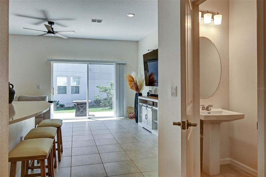 Furnished interior view inside a new home in , Kissimmee (Image 8). Furnished interior view inside a new home in , Kissimmee (Image 8).