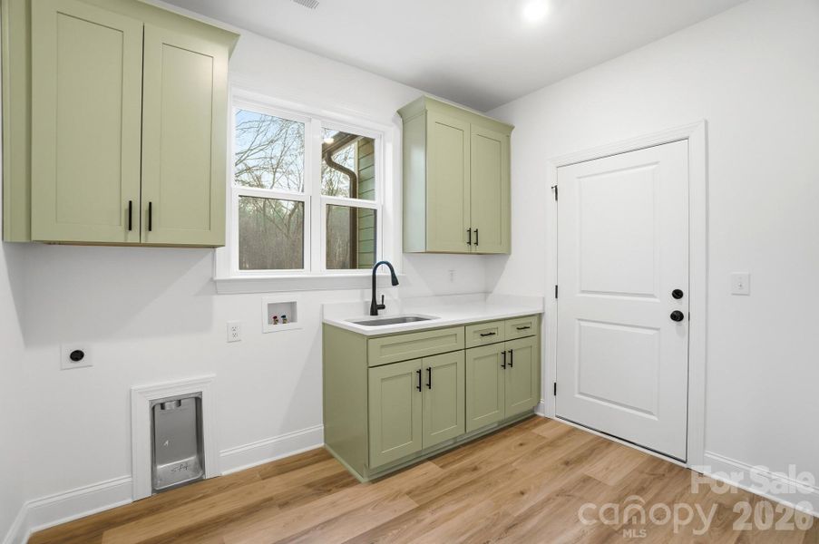 Furnished interior view inside a new home in , Crouse (Image 10).