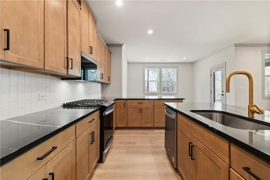 Furnished interior view inside a new home in Cambridge at Steels Bridge, Canton (Image 13).