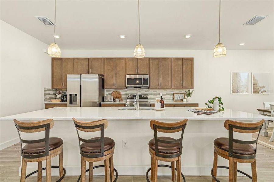 Furnished interior view inside a new home in , Cape Coral (Image 6). Furnished interior view inside a new home in , Cape Coral (Image 6).
