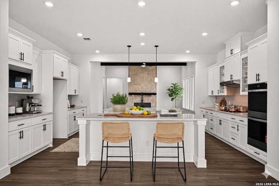 Furnished interior view inside a new home in , Castroville (Image 41).