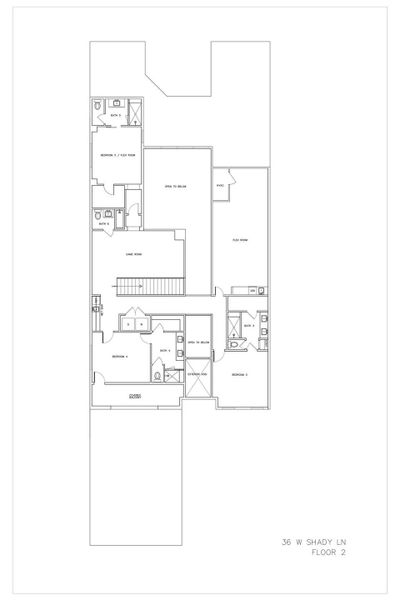 2D floor plan layout of this home in , Houston, TX (Image 5).
