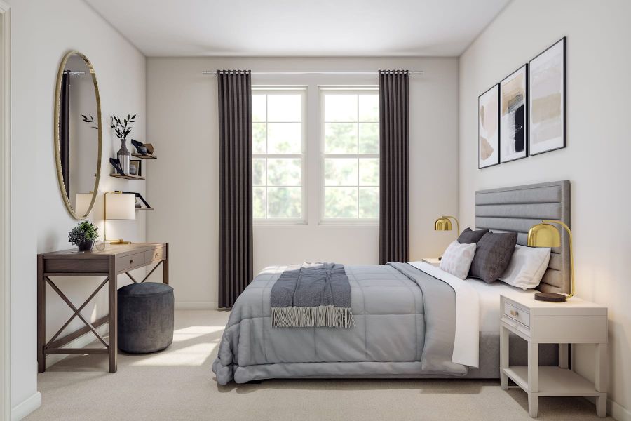 Representative furnished interior of a home built from the F by Tri Pointe Homes in Candelas Townhomes, Arvada (Image 11). Representative furnished interior of a home built from the F by Tri Pointe Homes in Candelas Townhomes, Arvada (Image 11).