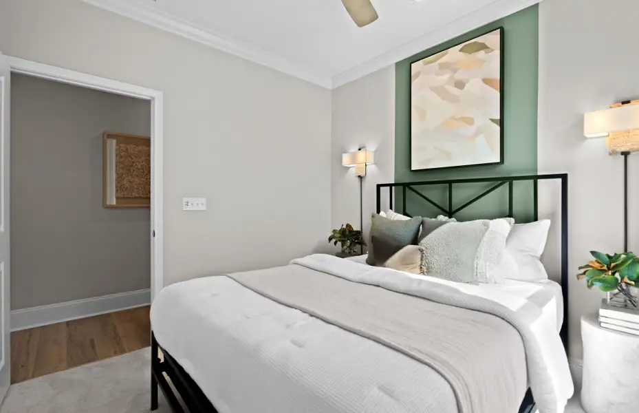 Furnished interior view inside a new home in Del Webb Wilmington at Mallory Creek, Leland (Image 18).