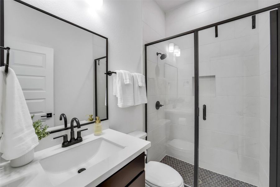 Furnished interior view inside a new home in Elyson 45' & 70', Cypress (Image 14).