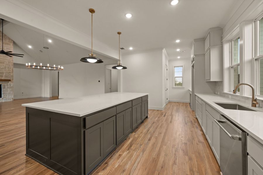 Furnished interior view inside a new home in NorthGlen, Haslet (Image 8).