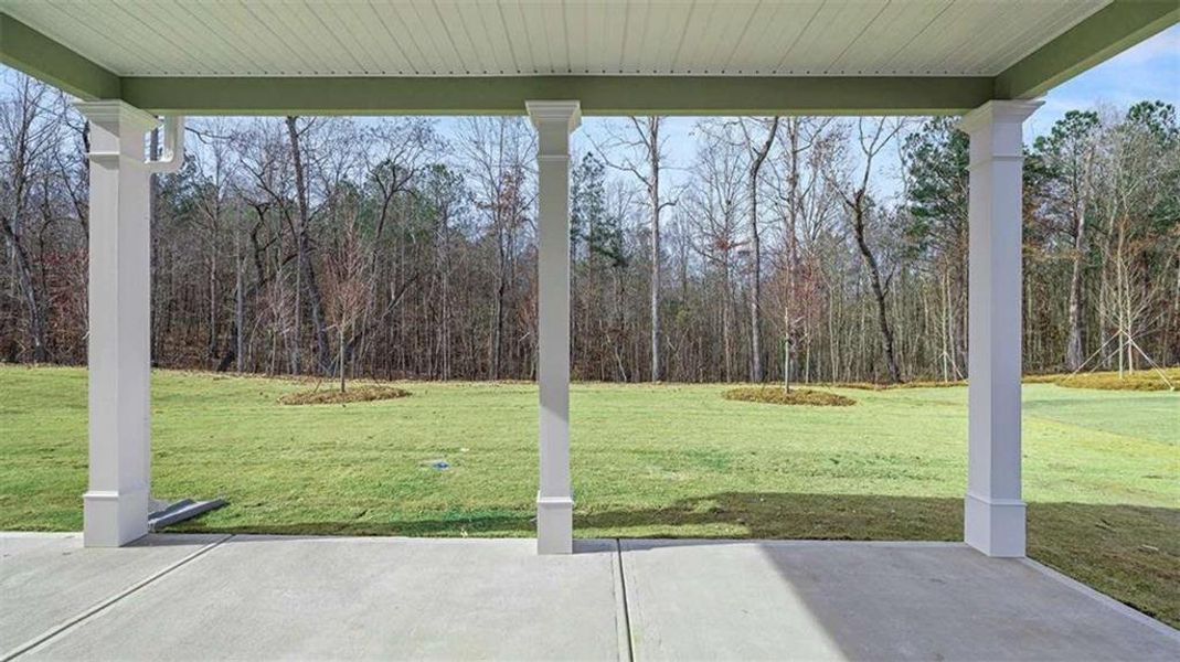 Exterior details and patio area of a home in Heritage Pointe, Senoia (Image 3).