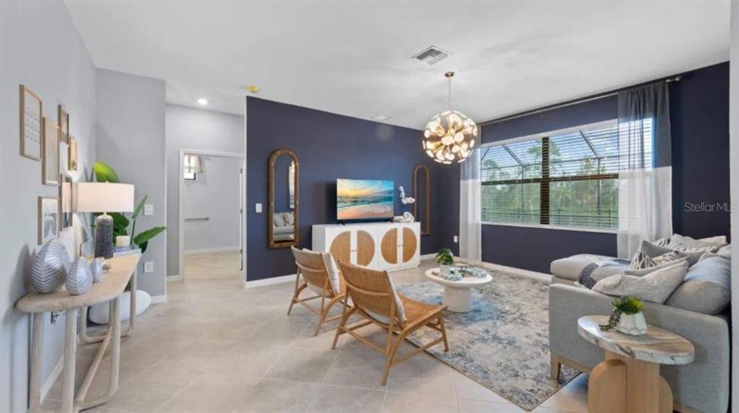 Furnished interior view inside a new home in , Venice (Image 8).