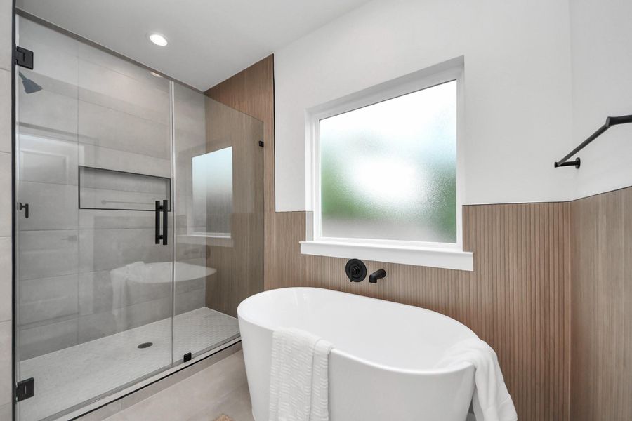 Furnished interior view inside a new home in , Houston (Image 36).