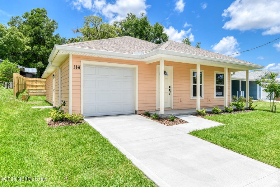 Front exterior of a new home in , Palatka, FL, highlighting curb appeal (Image 15).