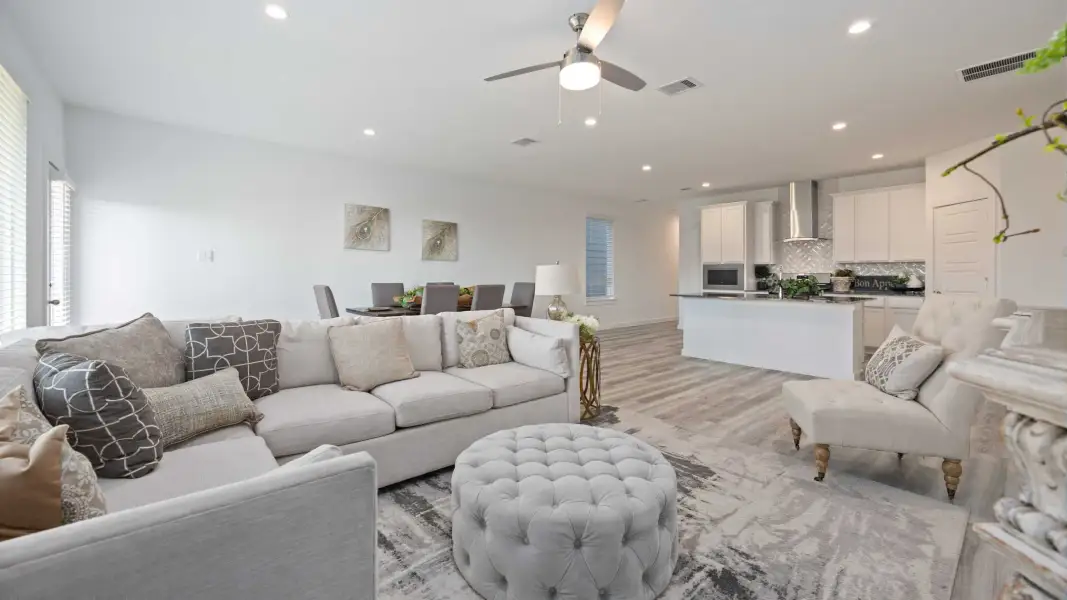 Representative furnished interior of a home built from the Arlo by D.R. Horton in Alexander Townhomes, Pearland (Image 12). Representative furnished interior of a home built from the Arlo by D.R. Horton in Alexander Townhomes, Pearland (Image 12).