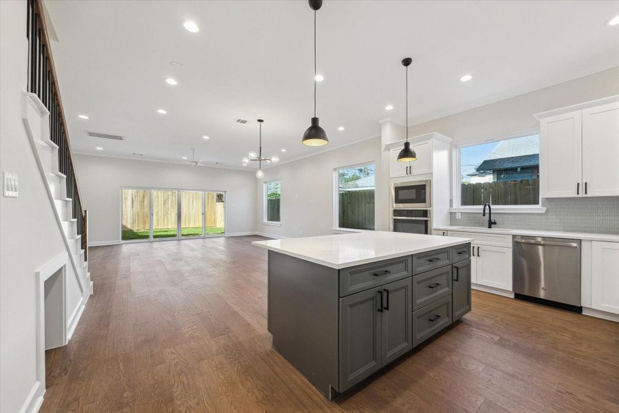 Furnished interior view inside a new home in , Houston (Image 14).