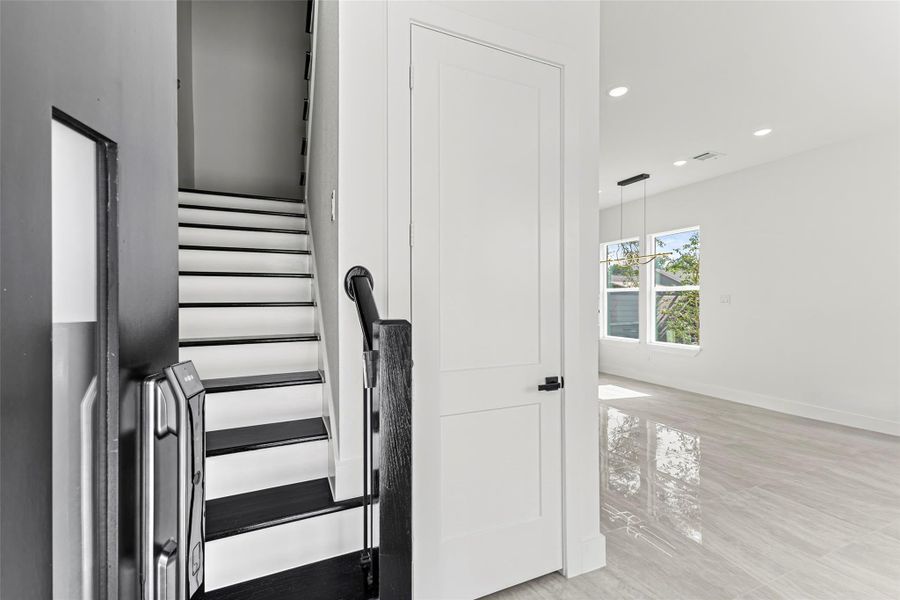 Spacious, unfurnished interior of a new home in , Houston (Image 8). Spacious, unfurnished interior of a new home in , Houston (Image 8).