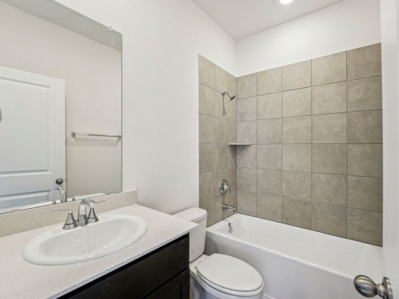 Furnished interior view inside a new home in Prairie Winds - Boulevard Collection, Hutto (Image 5).