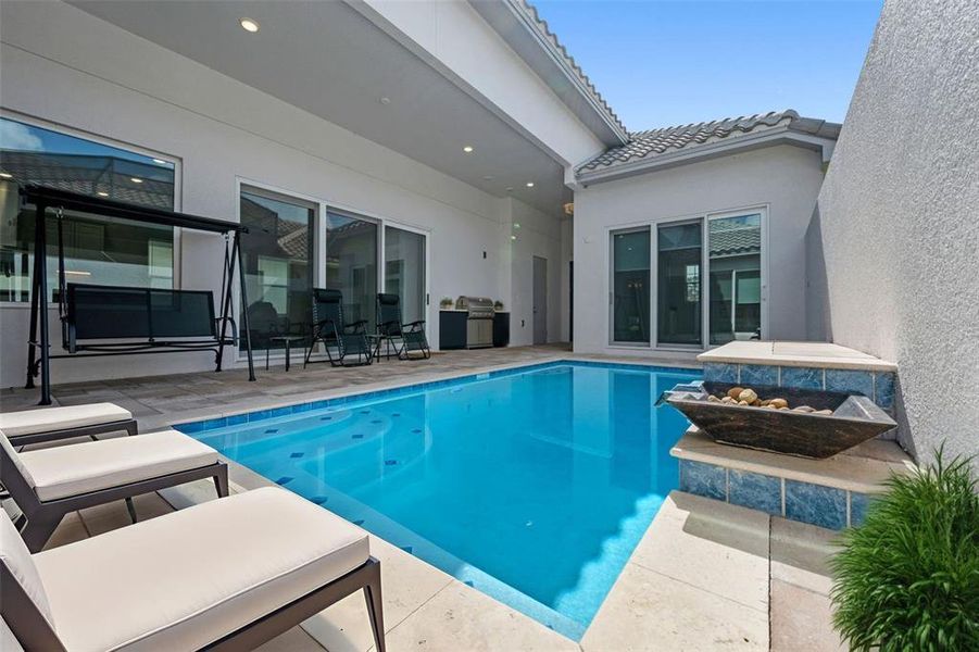 Furnished interior view inside a new home in Hampton Green at Providence, Davenport (Image 6).