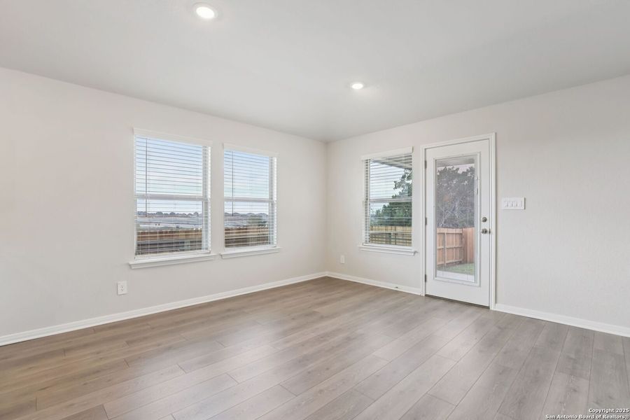 Spacious, unfurnished interior of a new home in Legendary Trails - Classic Series, Cibolo (Image 40).