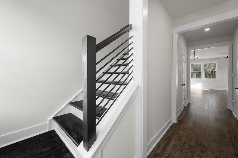 Photo is of a similar home