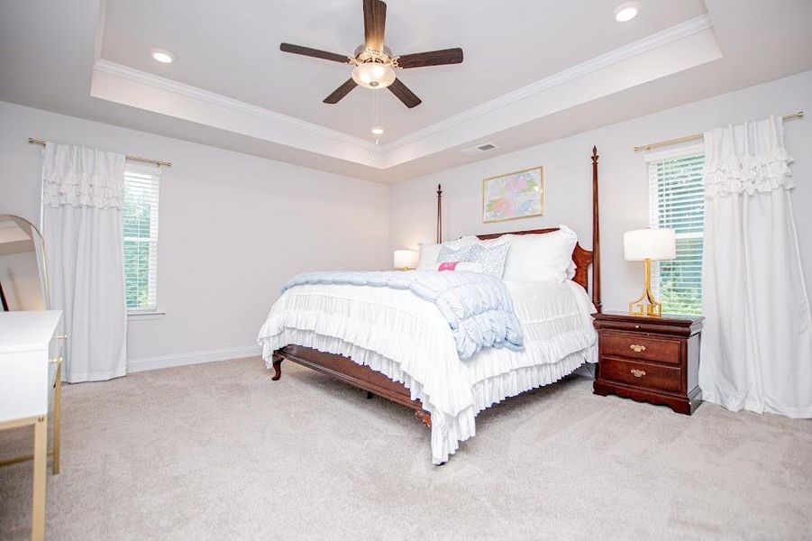 Furnished interior view inside a new home in Windmill Park, Carrollton (Image 9). Furnished interior view inside a new home in Windmill Park, Carrollton (Image 9).