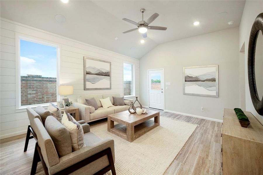 Furnished interior view inside a new home in Arabella on the Prairie: Premier Collection, Richmond (Image 7).