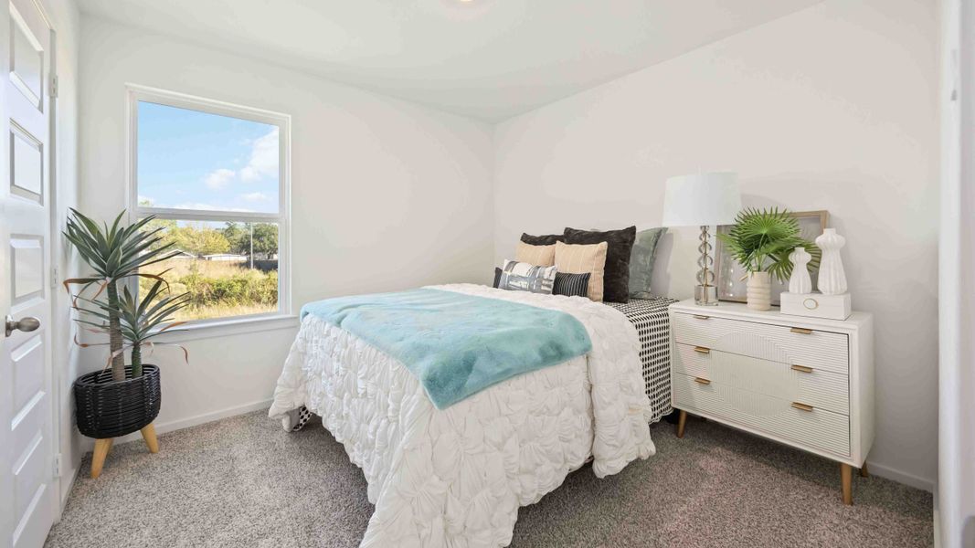 Furnished interior view inside a new home in Mansfield Estates, Houston (Image 9).