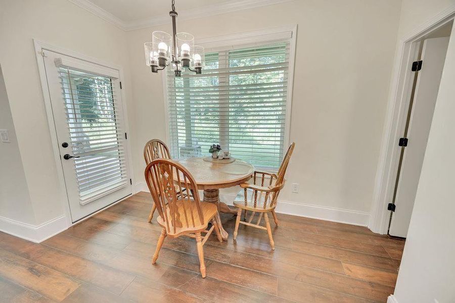 Furnished interior view inside a new home in , Canton (Image 11).