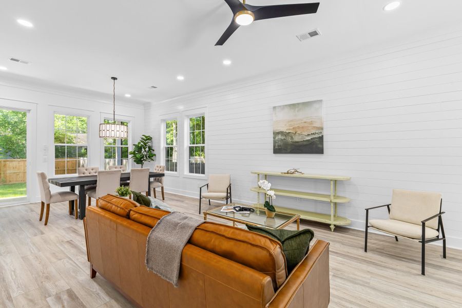 Furnished interior view inside a new home in , North Charleston (Image 5).