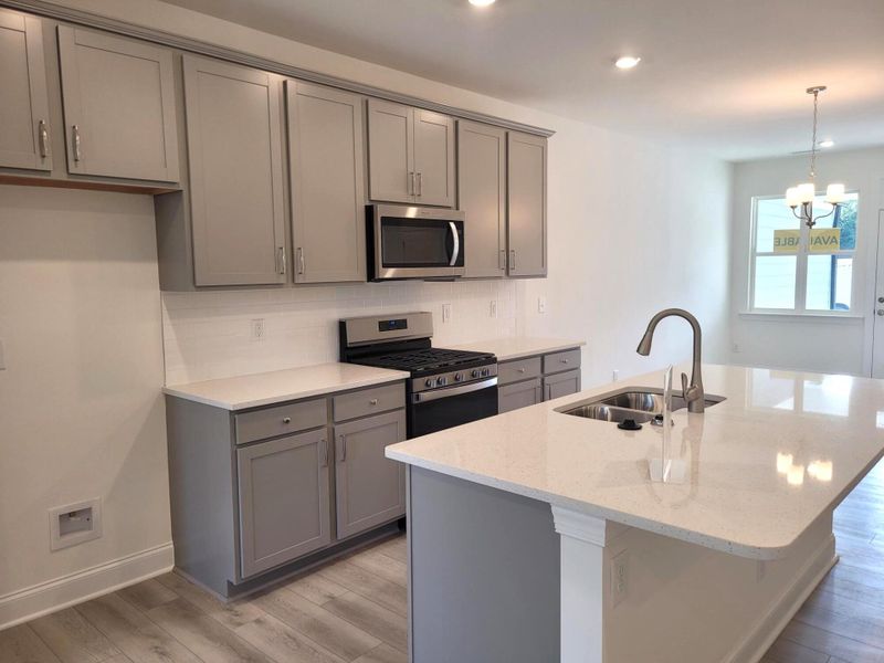 Furnished interior view inside a new home in Enclave at Traditions Townhomes, Wake Forest (Image 6).