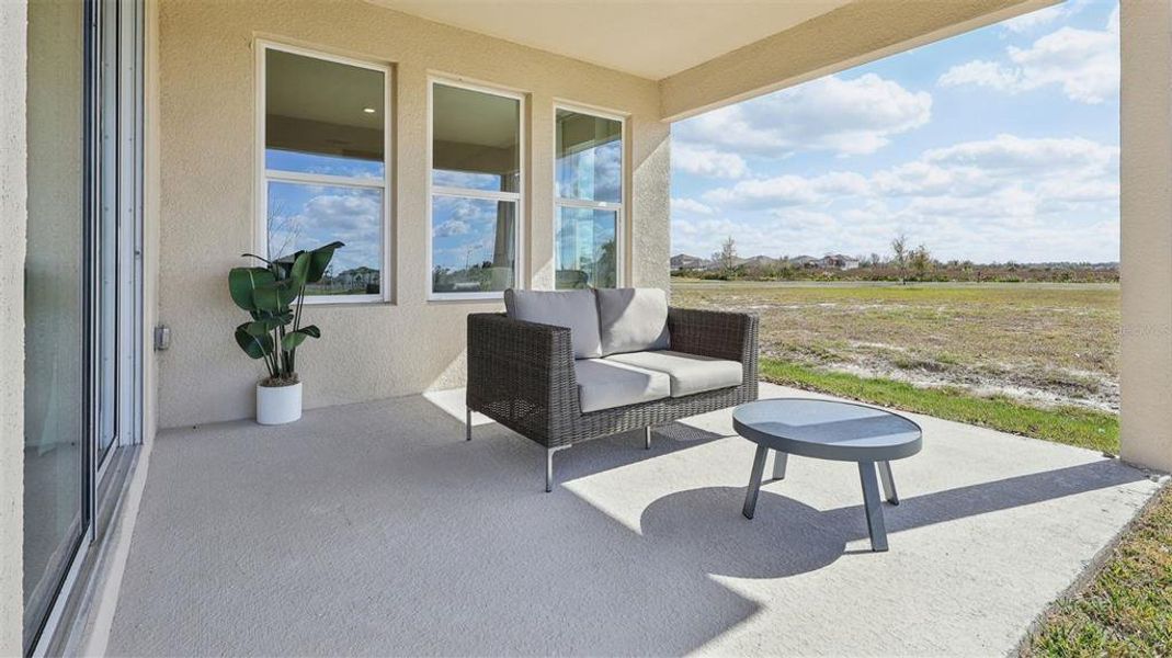 Exterior details and patio area of a home in Archers Mill, Ormond Beach (Image 2). Exterior details and patio area of a home in Archers Mill, Ormond Beach (Image 2).