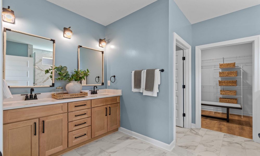 Representative furnished interior of a home built from the The Surfrider by Chesapeake Homes in The Willows, Loris (Image 22).
