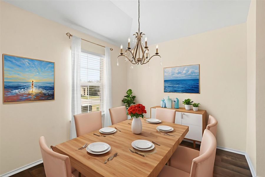Furnished interior view inside a new home in , Troy (Image 10).