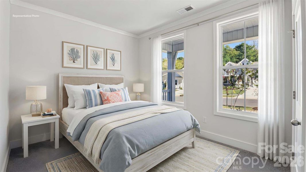 Furnished interior view inside a new home in Westport, York (Image 11).
