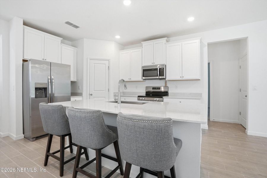 Furnished interior view inside a new home in , Jacksonville (Image 13).