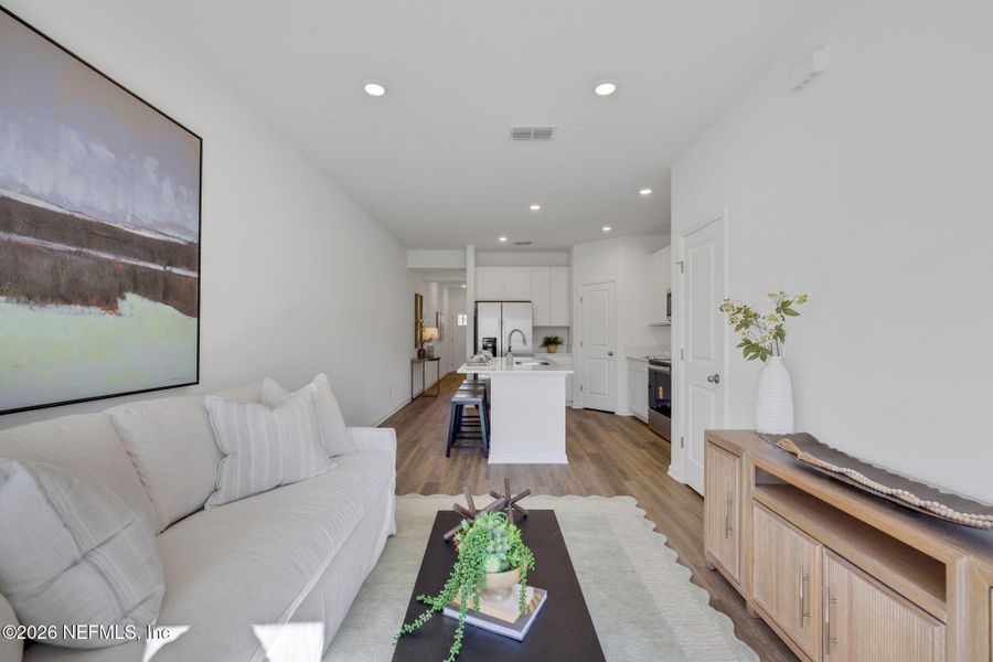 Furnished interior view inside a new home in , Jacksonville (Image 18).