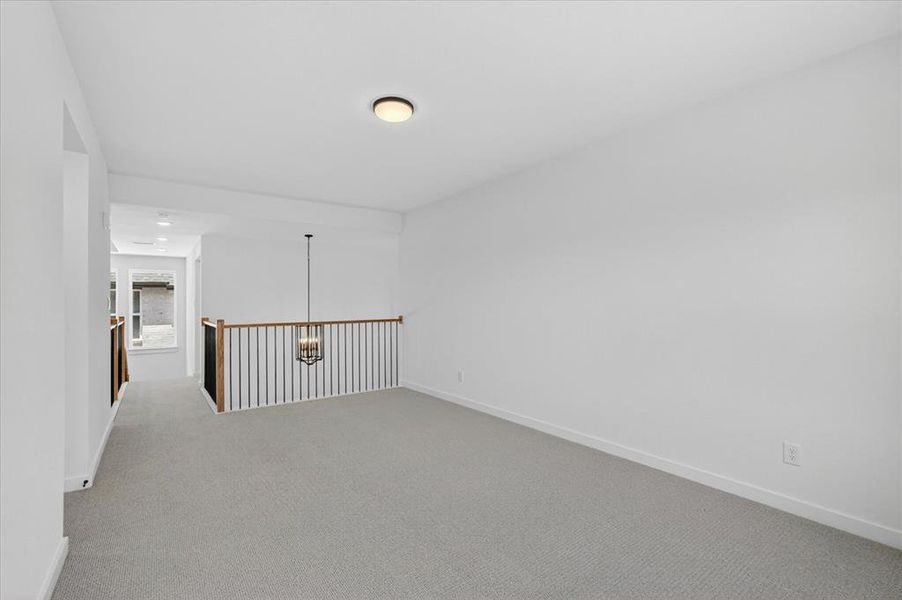 Spacious, unfurnished interior of a new home in Sandbrock Ranch, Aubrey (Image 22). Spacious, unfurnished interior of a new home in Sandbrock Ranch, Aubrey (Image 22).