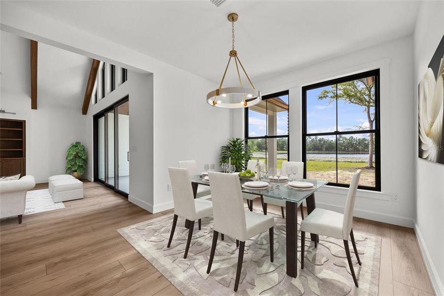 Furnished interior view inside a new home in , Lake City (Image 13).