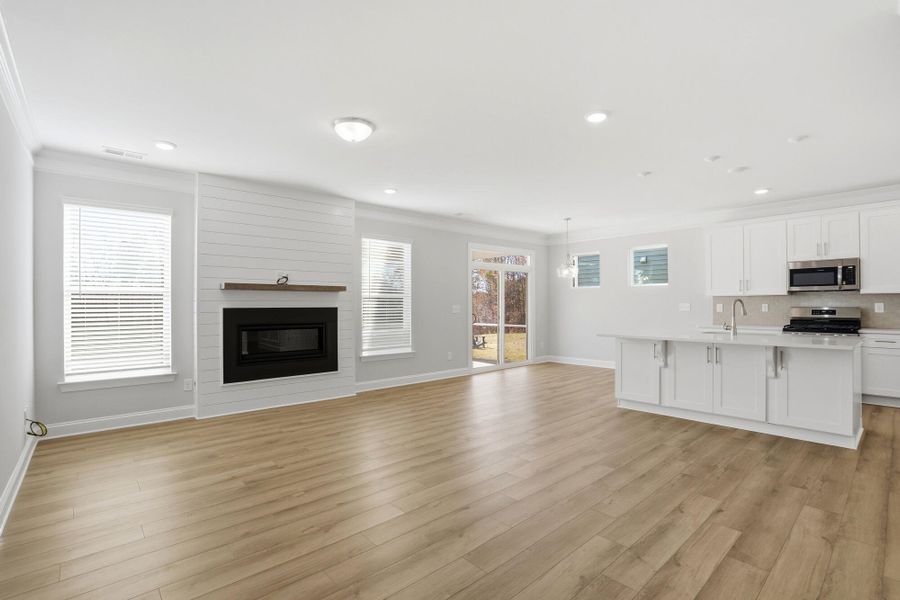 Spacious, unfurnished interior of a new home in Grier Meadows, Charlotte (Image 42).