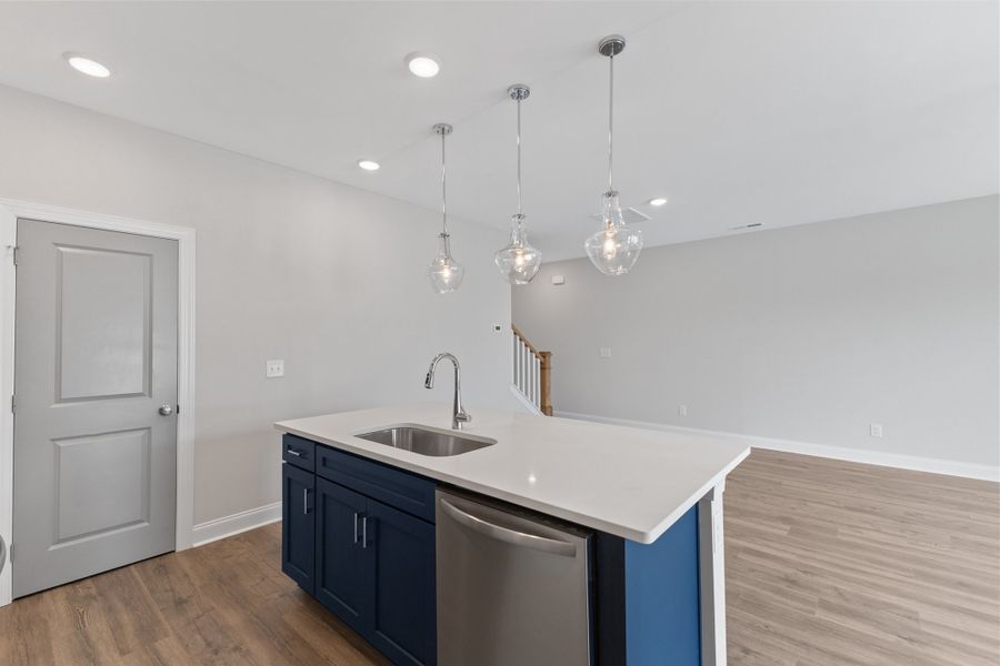 Representative furnished interior of a home built from the The Juniper by RobuckHomes in Kennebec Crossing, Angier (Image 65).