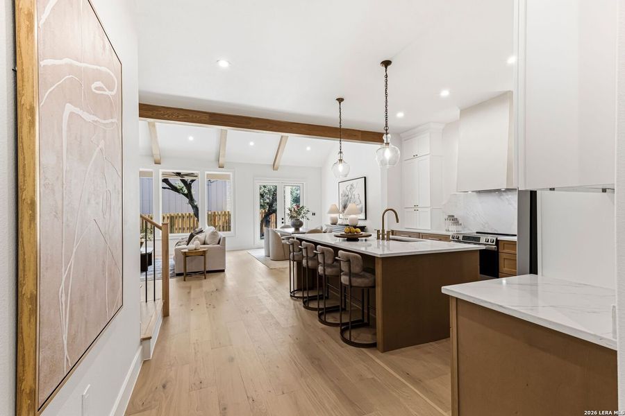 Furnished interior view inside a new home in , San Antonio (Image 14).