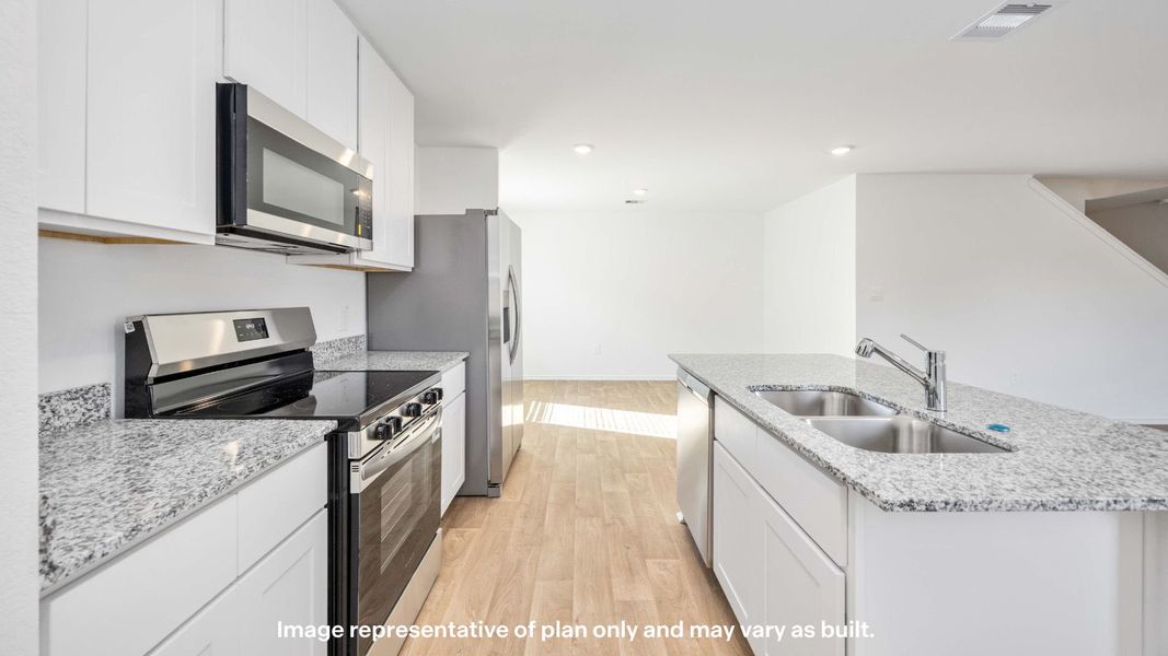 Furnished interior view inside a new home in Deer Meadows, Odessa (Image 4).