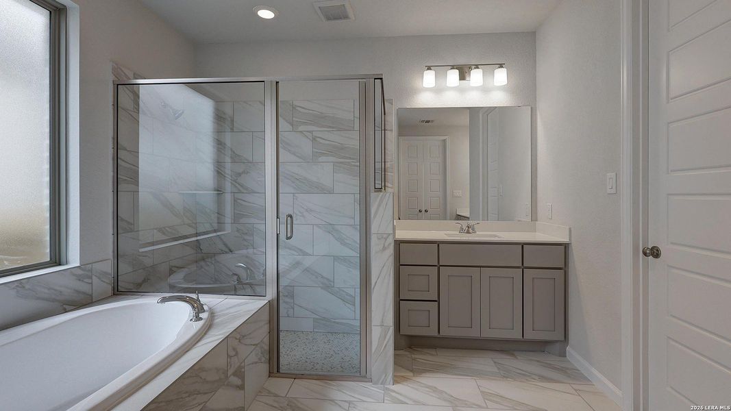 Furnished interior view inside a new home in Arcadia Ridge, San Antonio (Image 8).