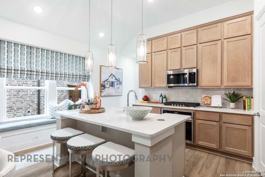 Furnished interior view inside a new home in Prominence, San Antonio (Image 14).