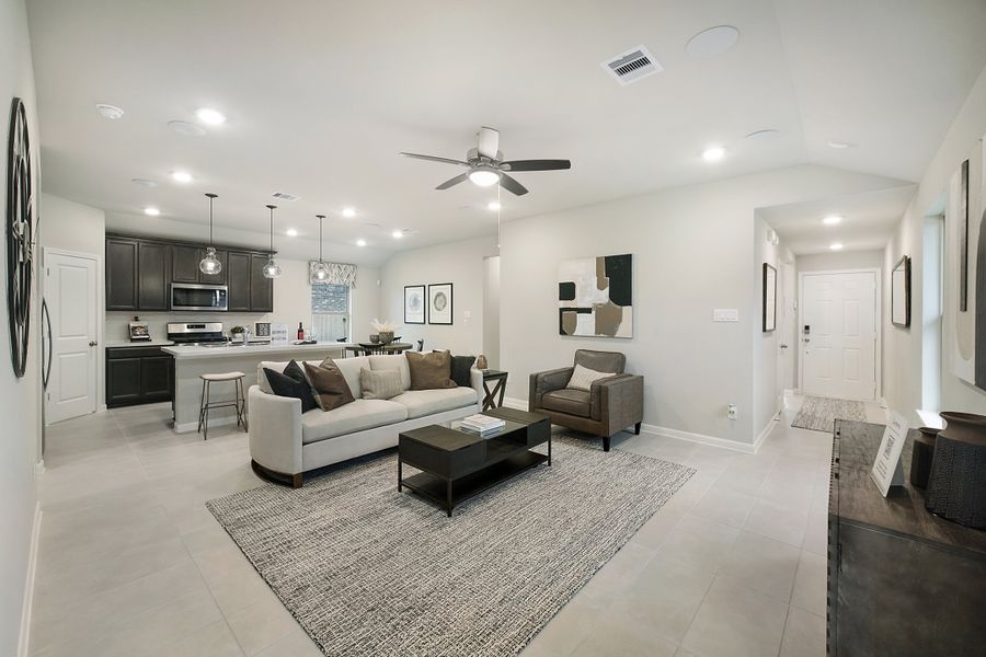 Furnished interior view inside a new home in Montgomery Ridge, Montgomery (Image 13).