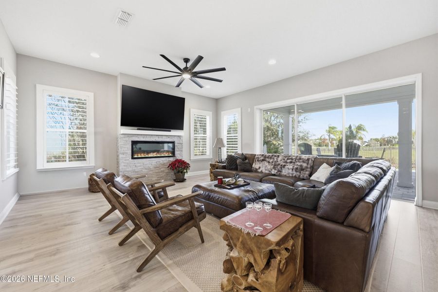 Furnished interior view inside a new home in , St. Johns (Image 13).