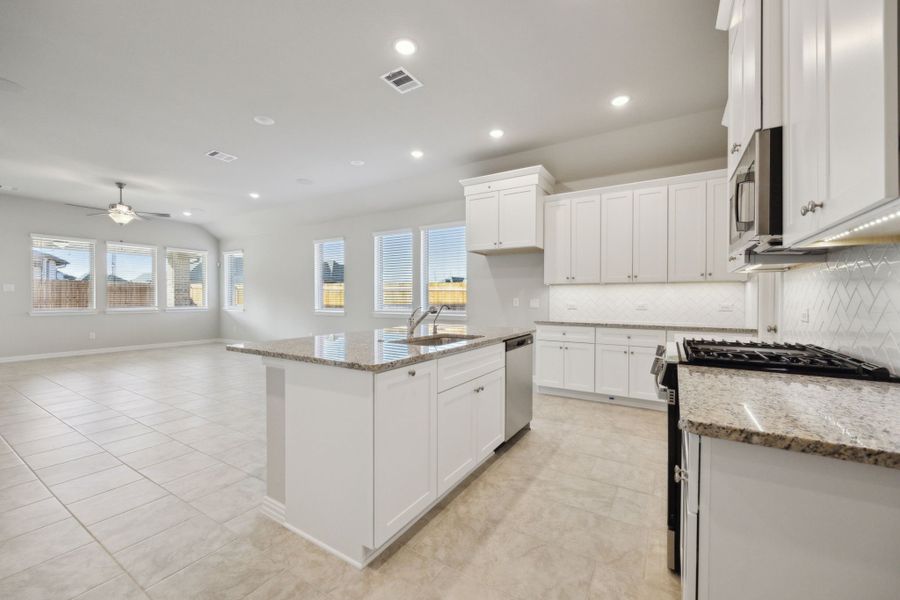 Furnished interior view inside a new home in Summer Crest, Fort Worth (Image 6).