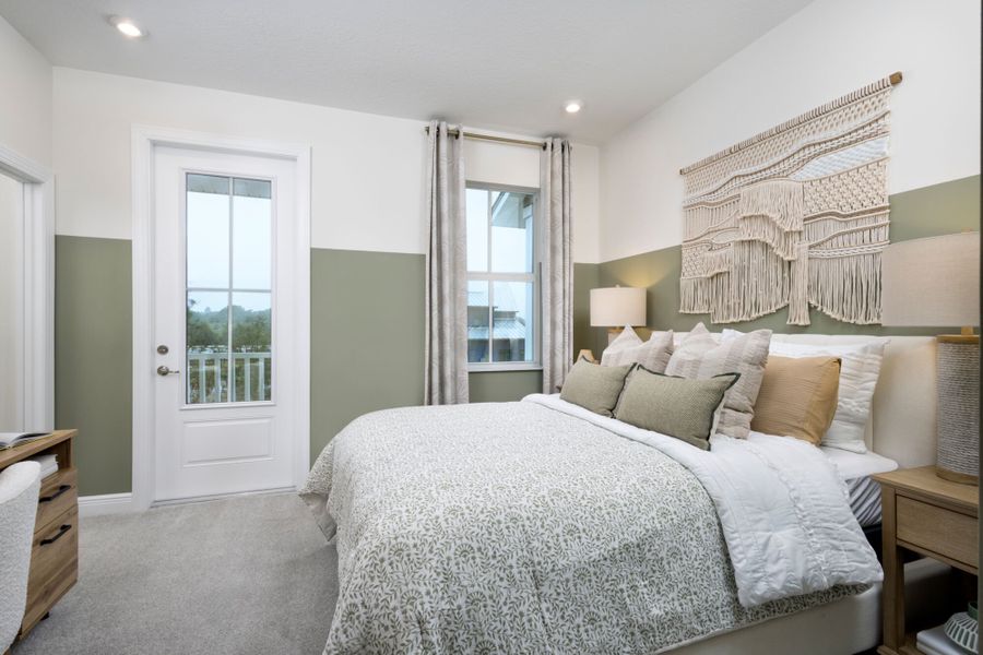 Representative furnished interior of a home built from the Prairie by Mattamy Homes in Newfield, Palm City (Image 11).