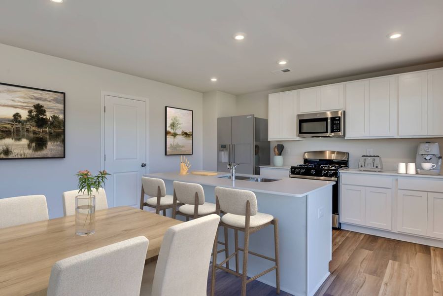 Dining Area and Kitchen Dining Area and Kitchen