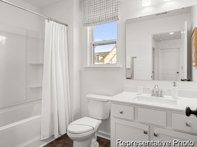 Furnished interior view inside a new home in North District at Flowers Plantation Townhomes, Clayton (Image 14). Furnished interior view inside a new home in North District at Flowers Plantation Townhomes, Clayton (Image 14).