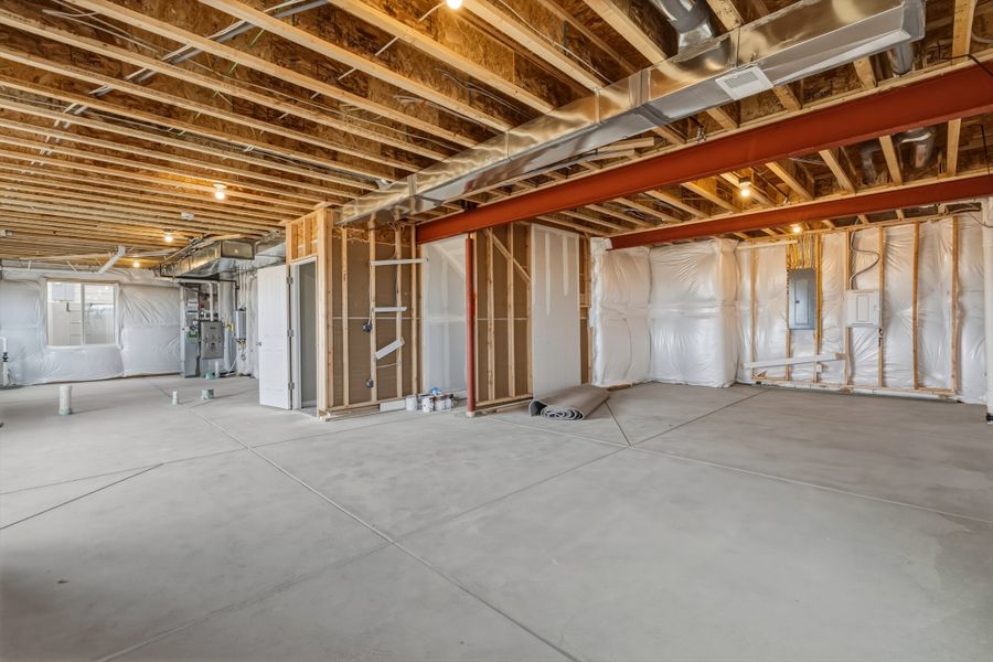 In-progress construction of a new home in The Aurora Highlands, Aurora, CO (Image 23).