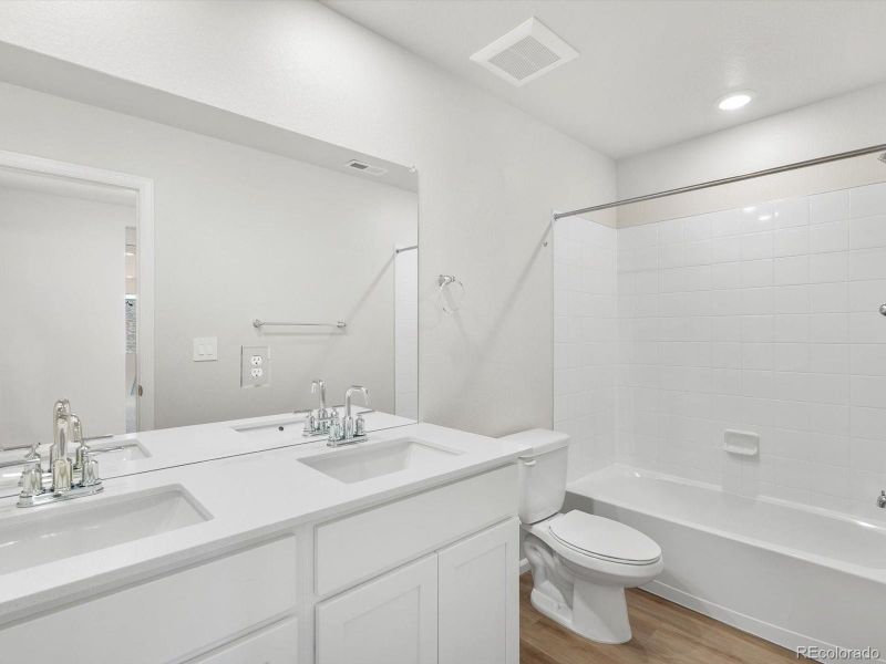 Furnished interior view inside a new home in Revere at Johnstown, Johnstown (Image 10).